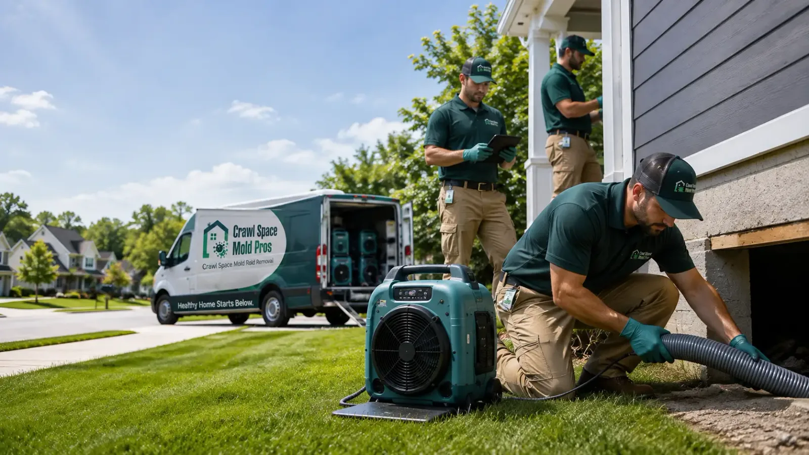 Crawl Space Mold Removal in Moscow, KS
